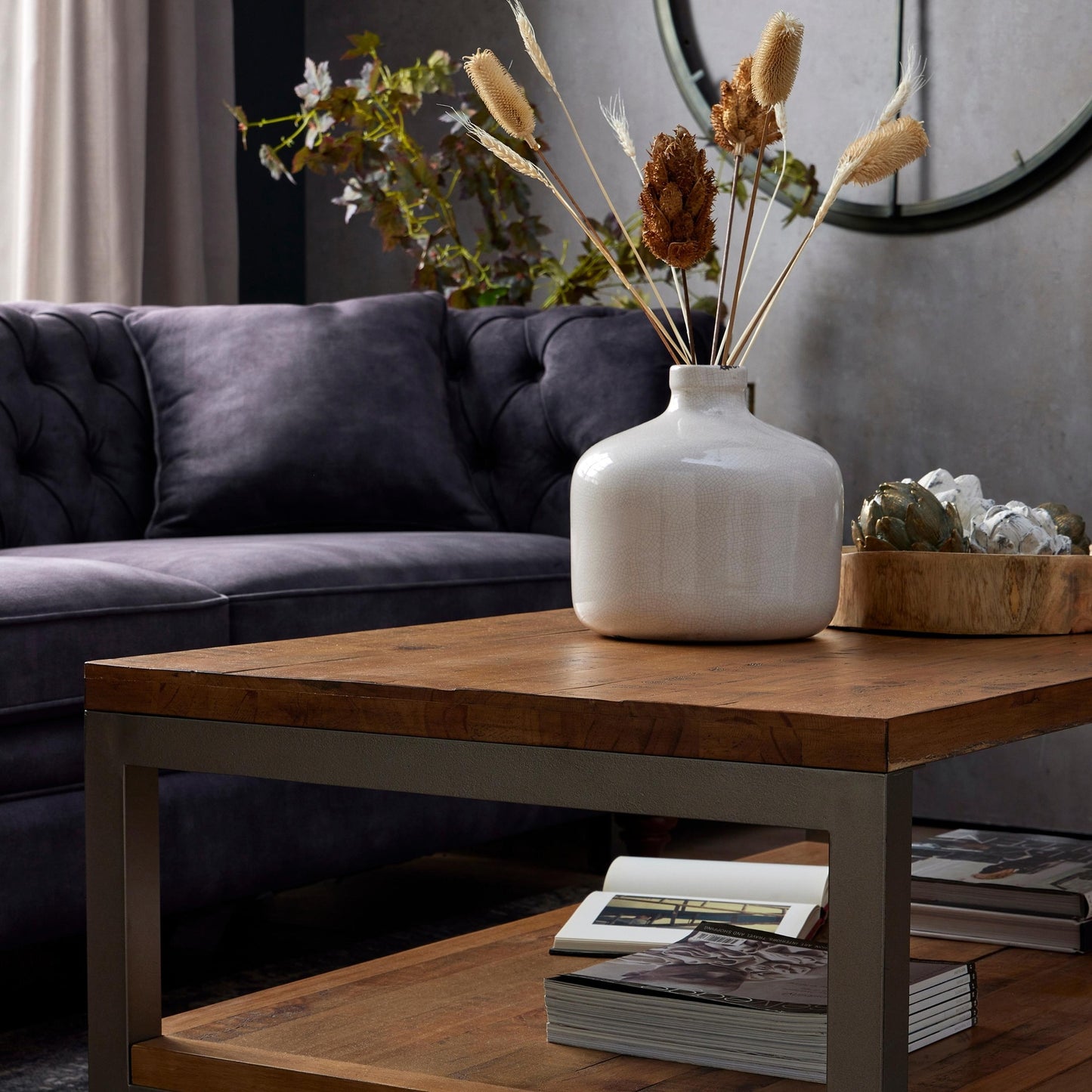 Small Garda White Glazed Vase