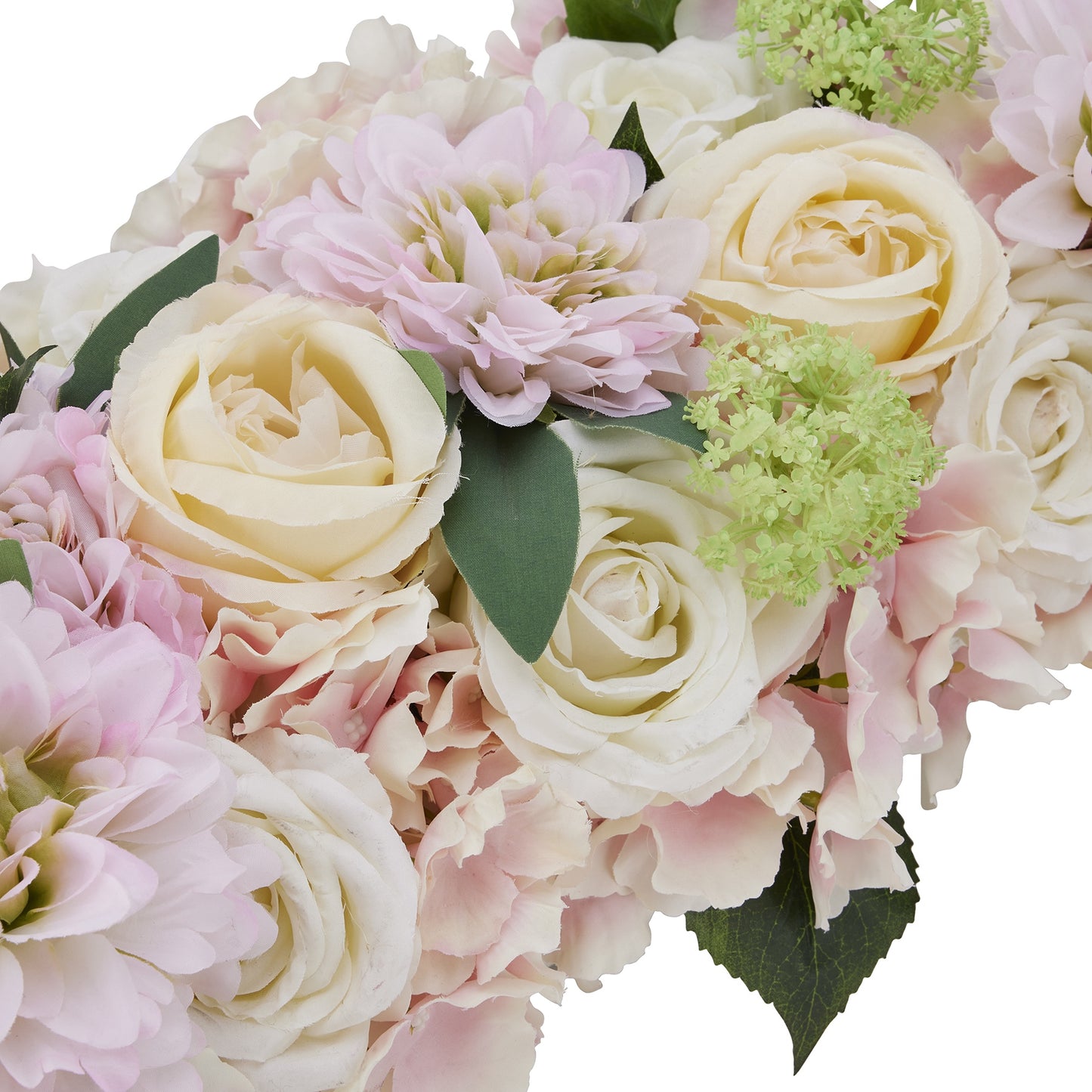 White Wash Table Runner Holder and Flower