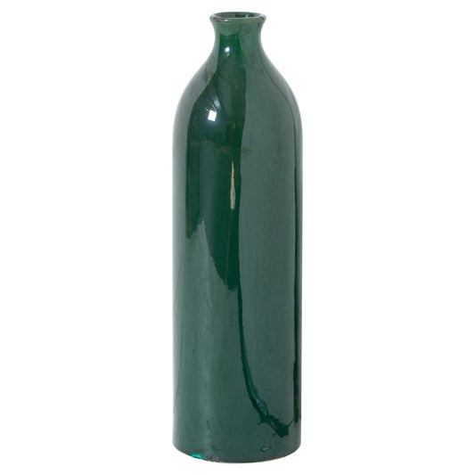 Garda Emerald Green Glazed Tall Vase
