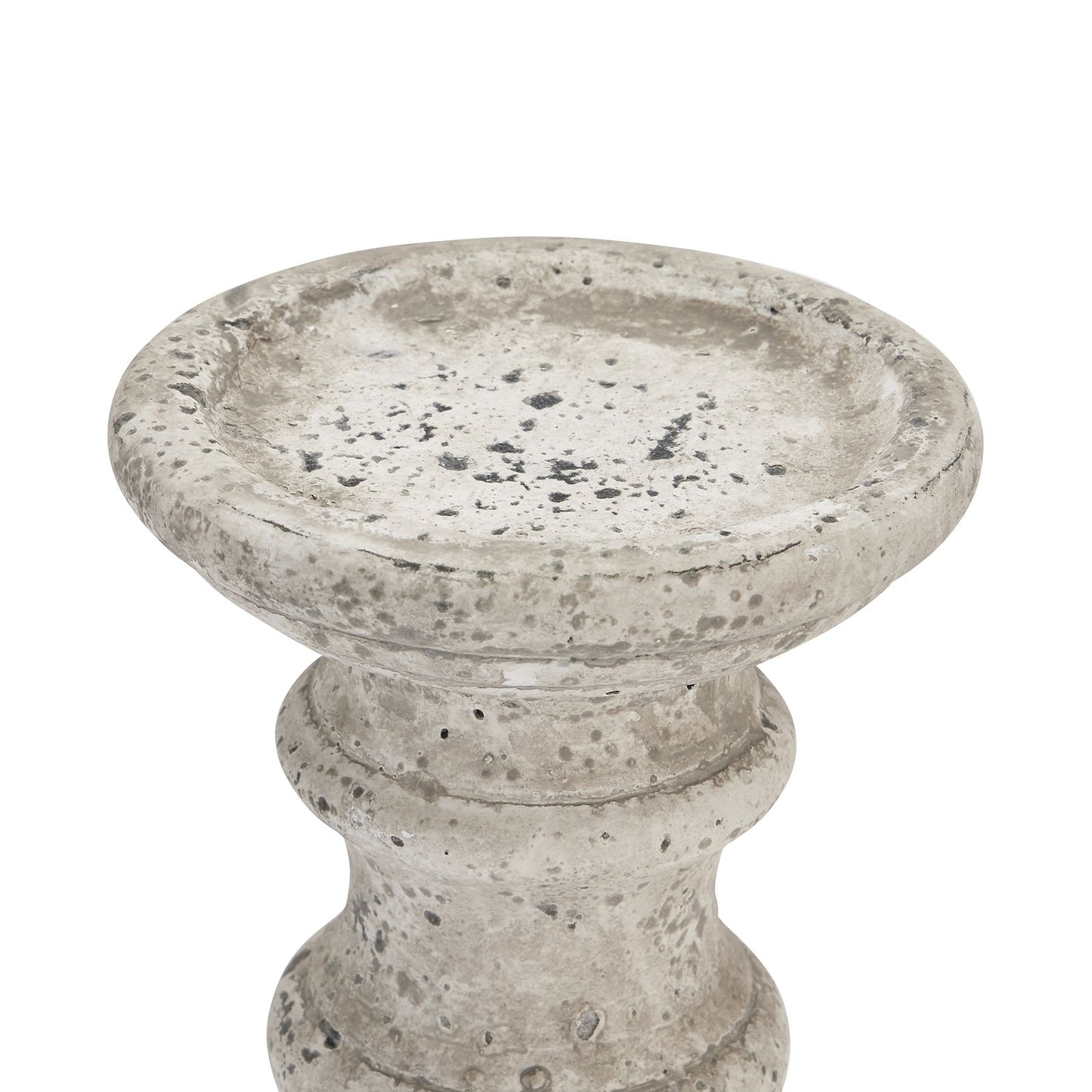 Stone Effect Column Candle Holder