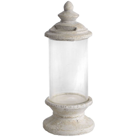 Glass and Stoneware Large Lamp
