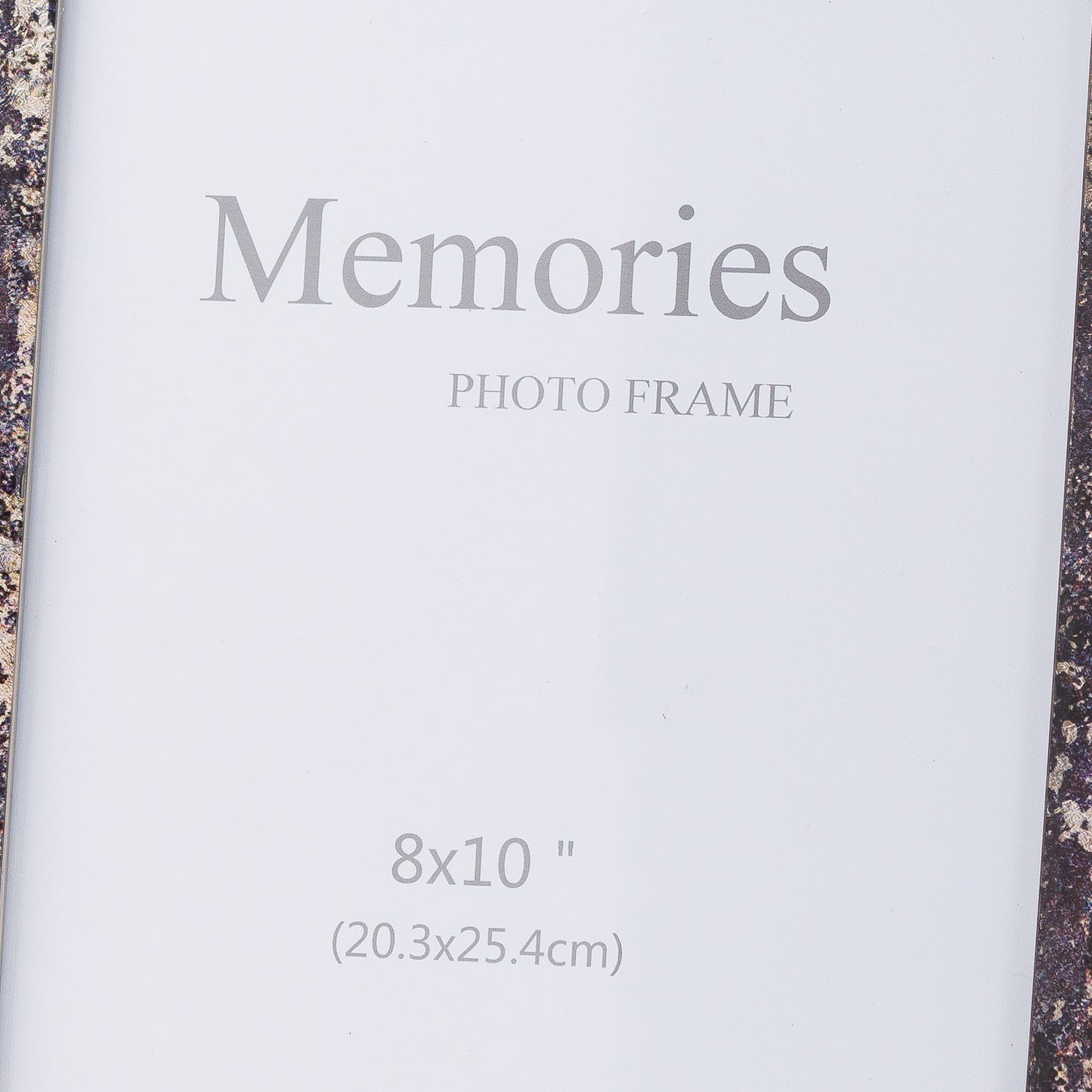 Silver Foil Metallic 8 x 10 Photo Frame