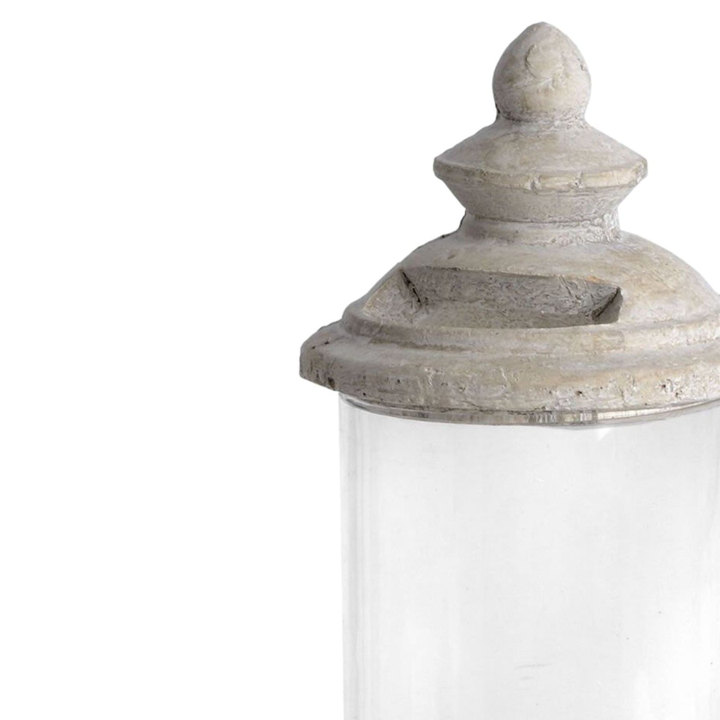Glass and Stoneware Large Lamp