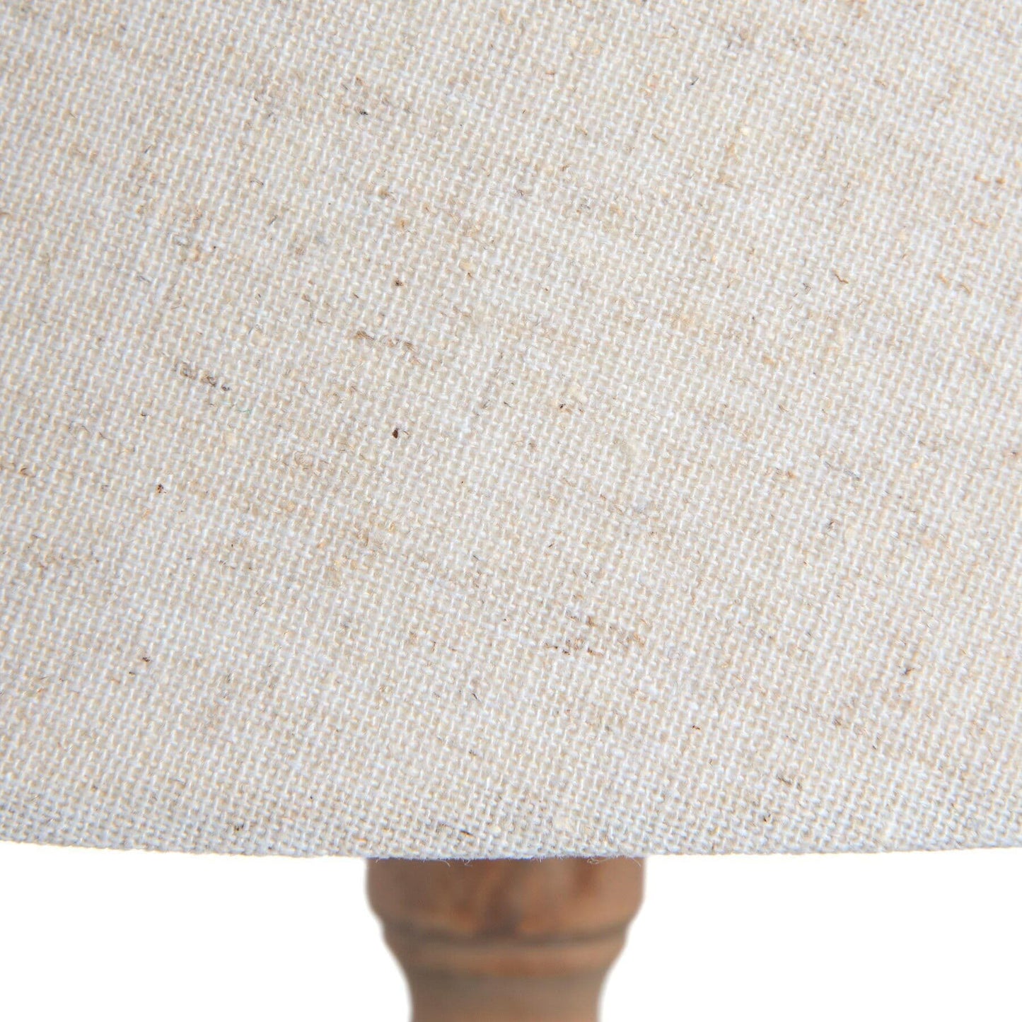 Neutral Wooden Tripod Table Lamp